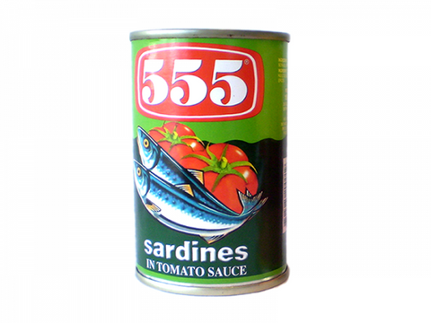 555 Sardines In Tomato Sauce with Chili